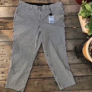 Checker Print Pants